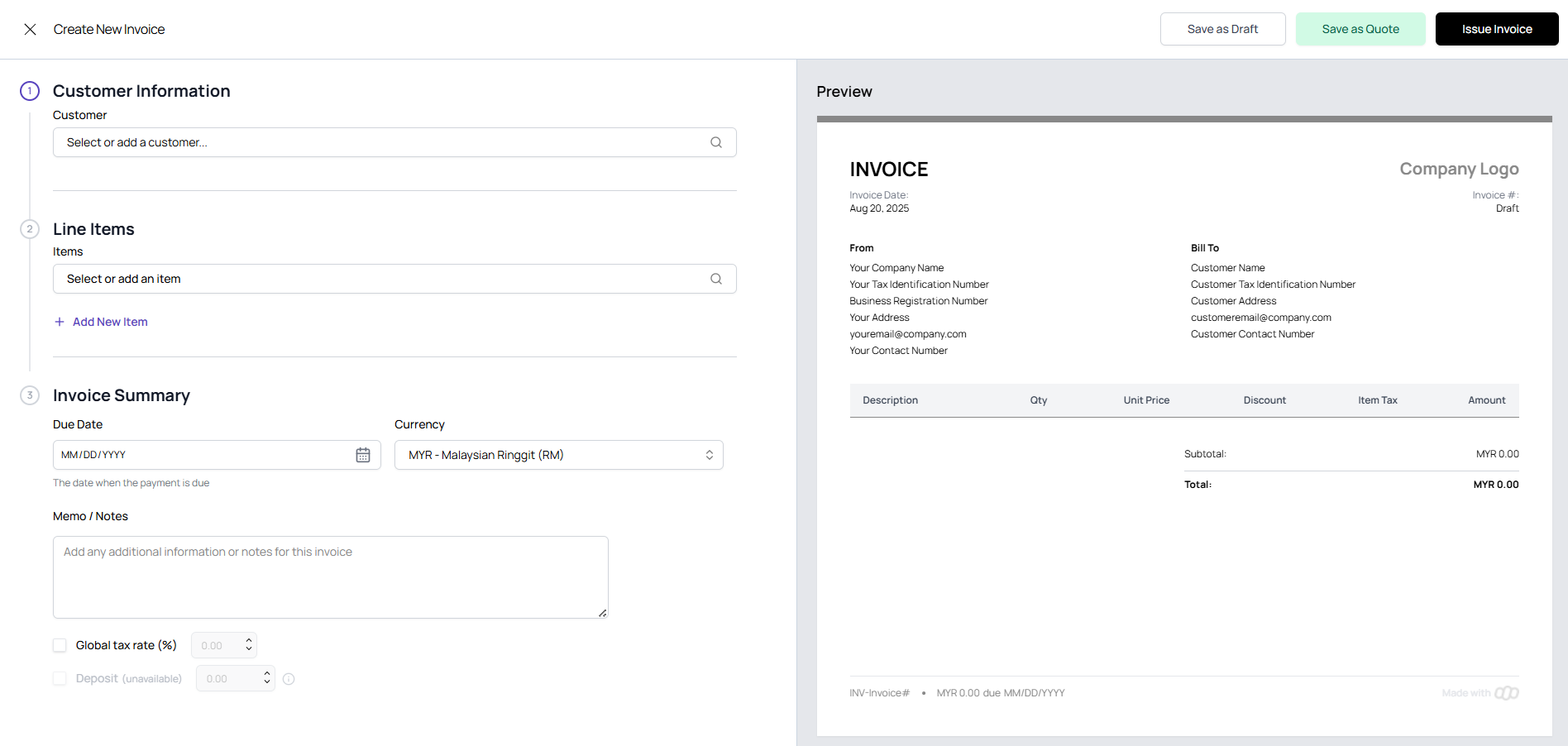 CreateInvoice